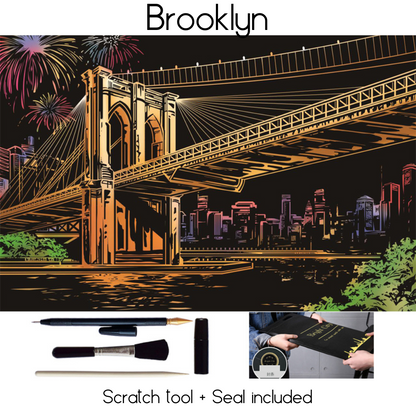Scratch Canvas - Brooklyn