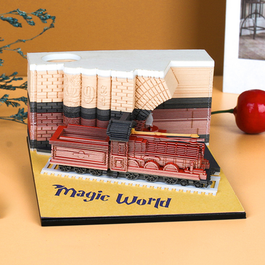 TimePiece® Memopad 3D - Magic Train