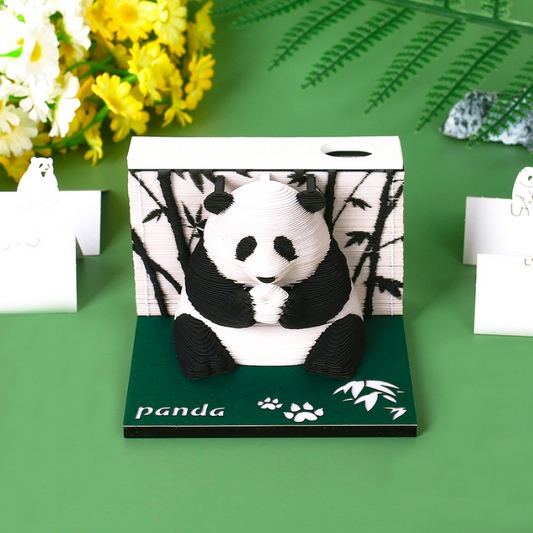 TimePiece® Memopad 3D - Panda
