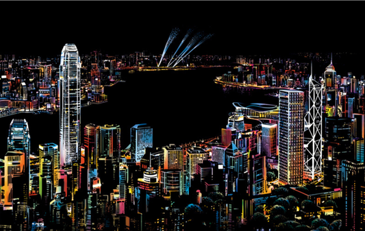 Scratch Canvas - Hong Kong